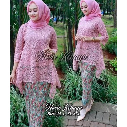 Sudah READY.. KEBAYA BRUKAT / BAJU KEBAYA / KEBAYA MODERN/ KEBAYA HITAM / BROKAT HITAM