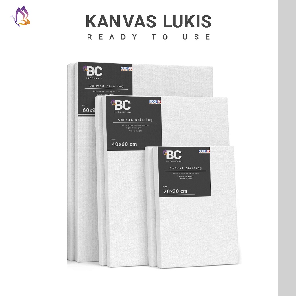 Jual Kanvas Lukis Berbagai Macam Ukuran / Kanvas Lukis BC Premium ...