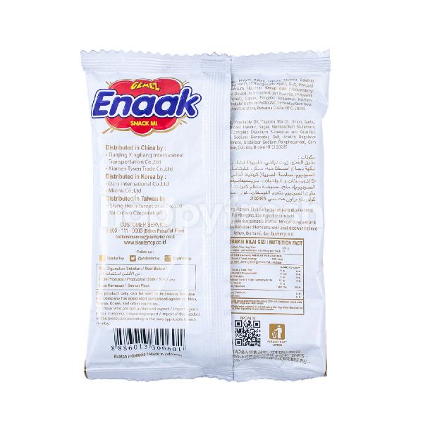 GEMEZ ENAAK/SNACK MI PRAKTIS LANGSUNG DIMAKAN 22g