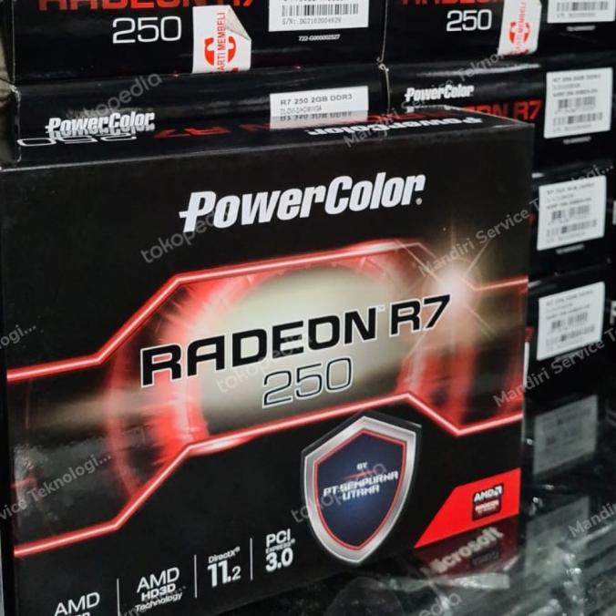 Vga Card Amd Radeon Powercolor R7 250 Ddr3 2Gb 128Bit Ori 0Kw6F8Nj8T