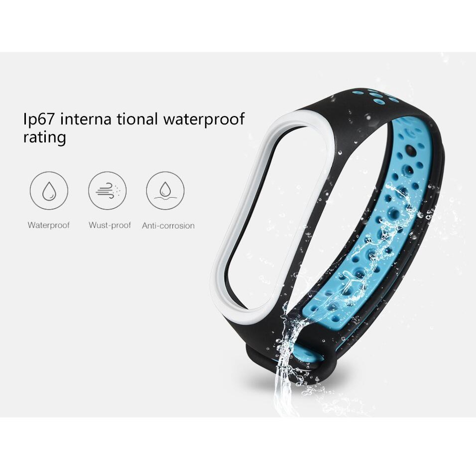 Strap Mi Band 7 6 5 4 3 Sport Anti Gerah Tali Xiaomi MiBand Sirkulasi Udara Hematacc