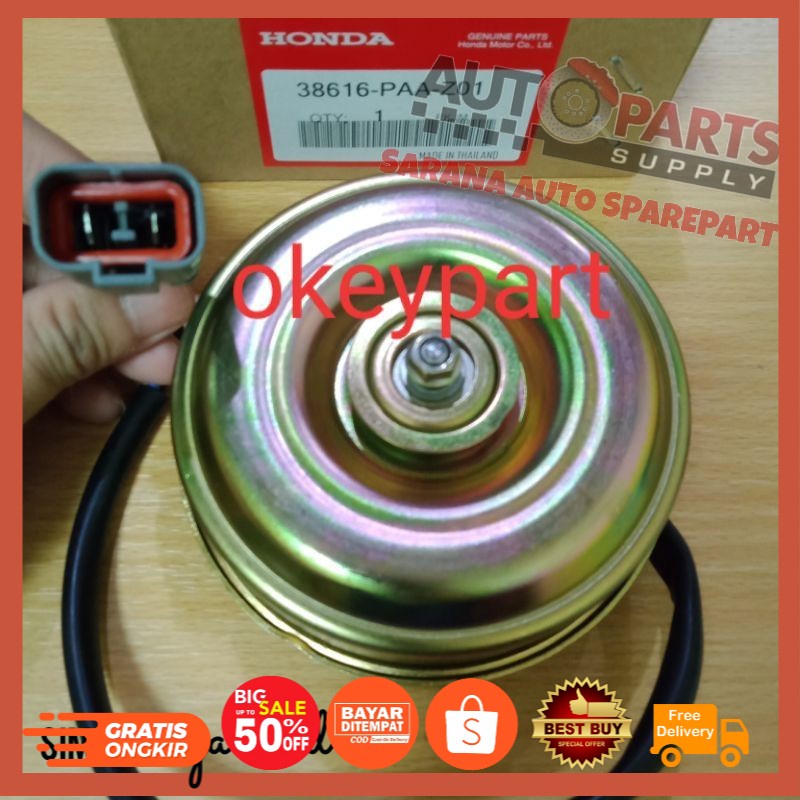 Motor fan AC honda new city