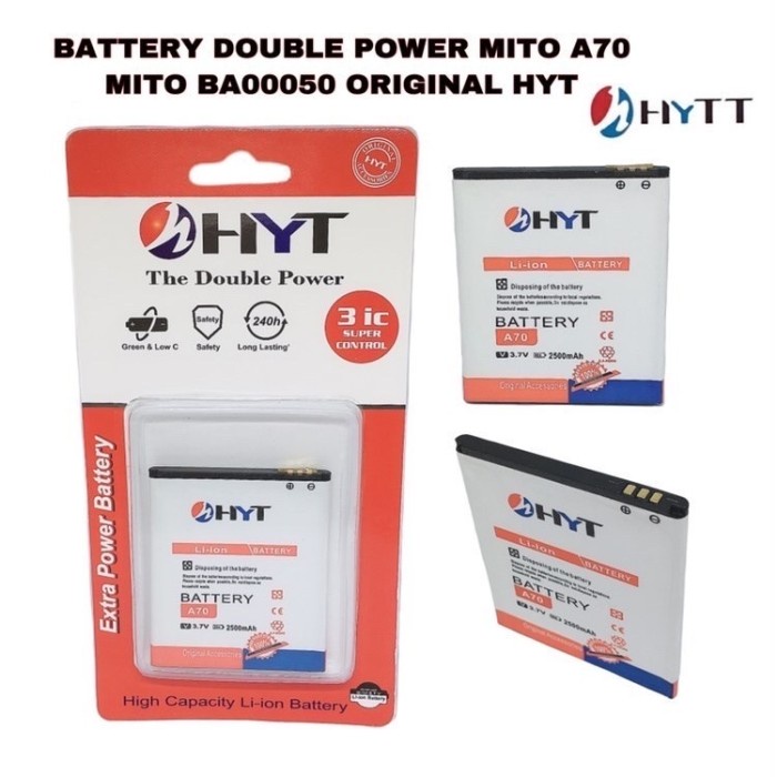 HANDPHONE & TABLET KOMPONEN HANDPHONE BATERAI HANDPHONE AC 693 BATTERY BATRE MITO A70 ORIGINAL HYT