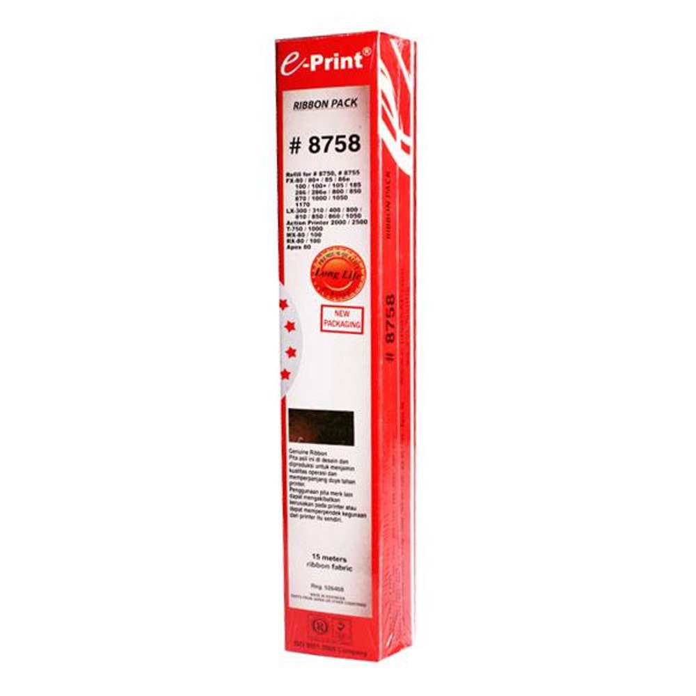 E-Print Refill Ribbon Pack 8758 Long Life