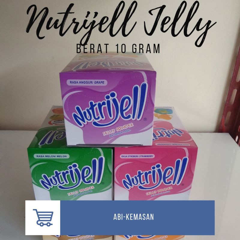 

Nutrijell 10 gram Jelly Powder Kemasan Ekonomis Varian Rasa