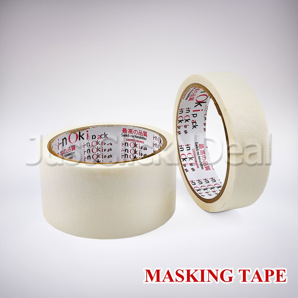 

Inoki Lakban Kertas 1 2 Inch Masking Tape