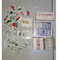 

PRELOVED STICKER WASHI TAPE JURNAL DEKORASI