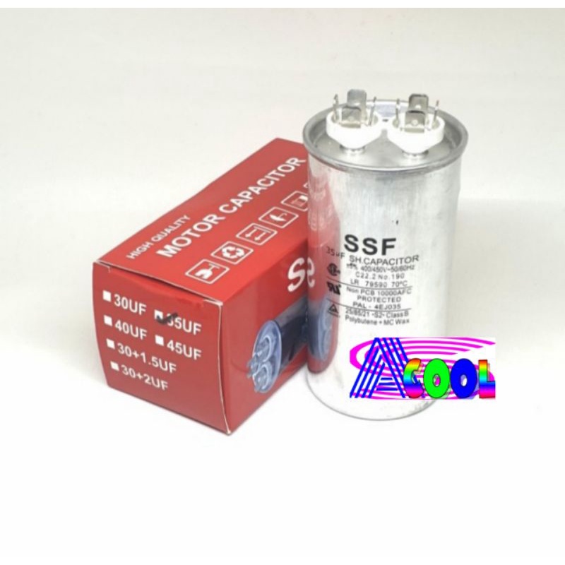 Kapasitor AC 35 uf/Capacitor AC 35 Mikro/Kapacitor 35 Micro