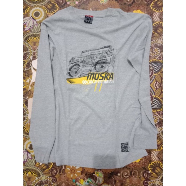 kaos longsleeve circa muska skateboard