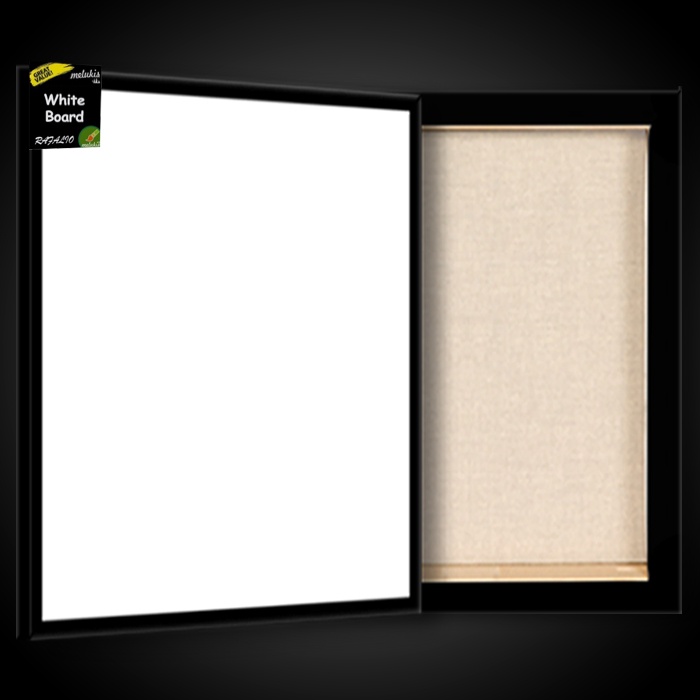 

White Board Melamin Papan Tulis Putih By Ravalio 70x120 cm