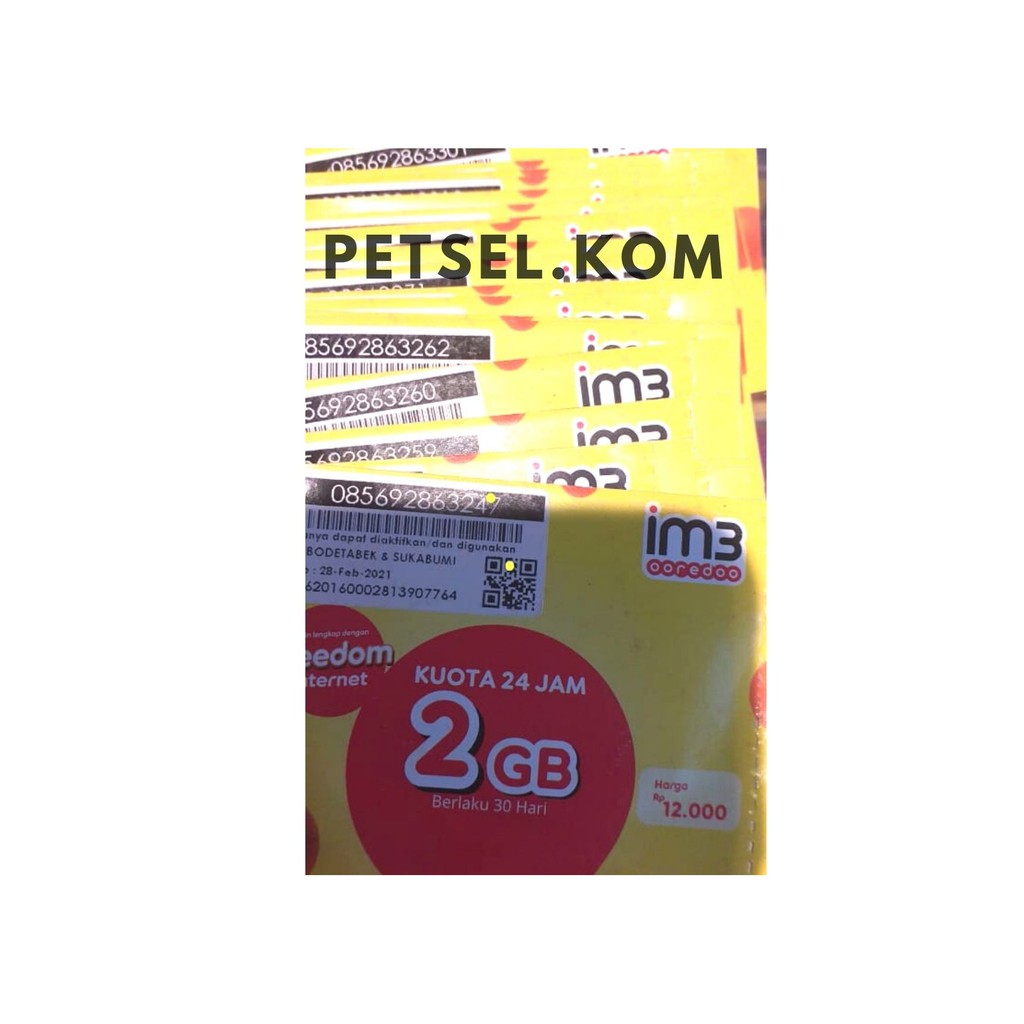 KARTU PERDANA INDOSAT KUOT 2GB MURAH BISA COD