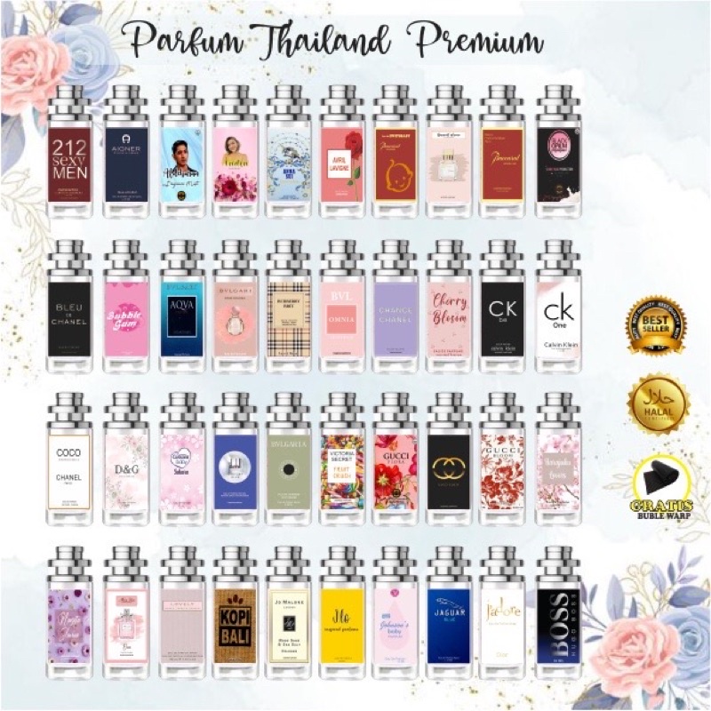 ✨parfum thailand aroma best seller 35ml