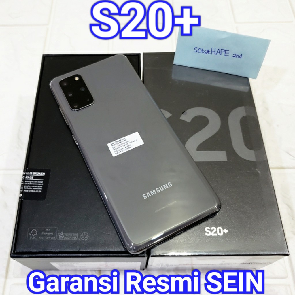 HP Samsung S20+ S20 Plus 128GB Resmi SEIN Dual Sim 2nd Second Fullset