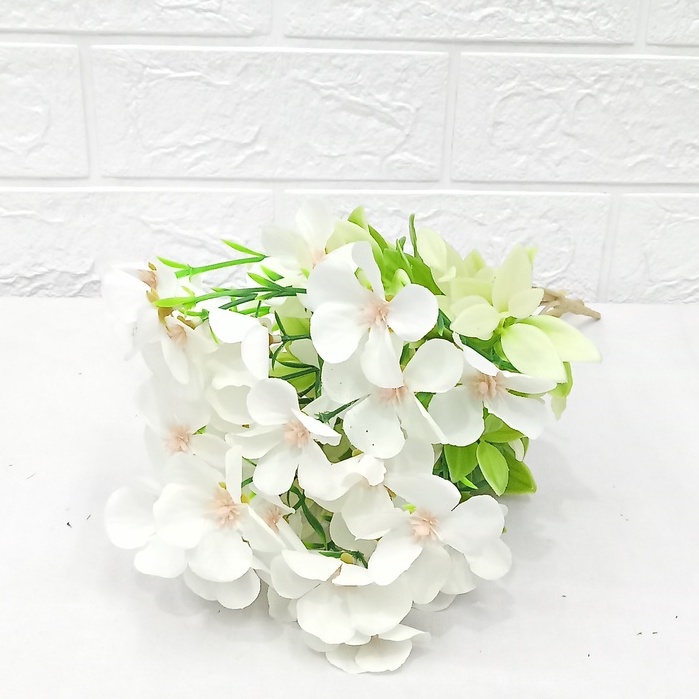 AND / COD / Bunga Hias Tangkai Buket Artificial Flowers Plastik Tanaman Bunga Dekorasi Rumah Murah Terkini PBP110