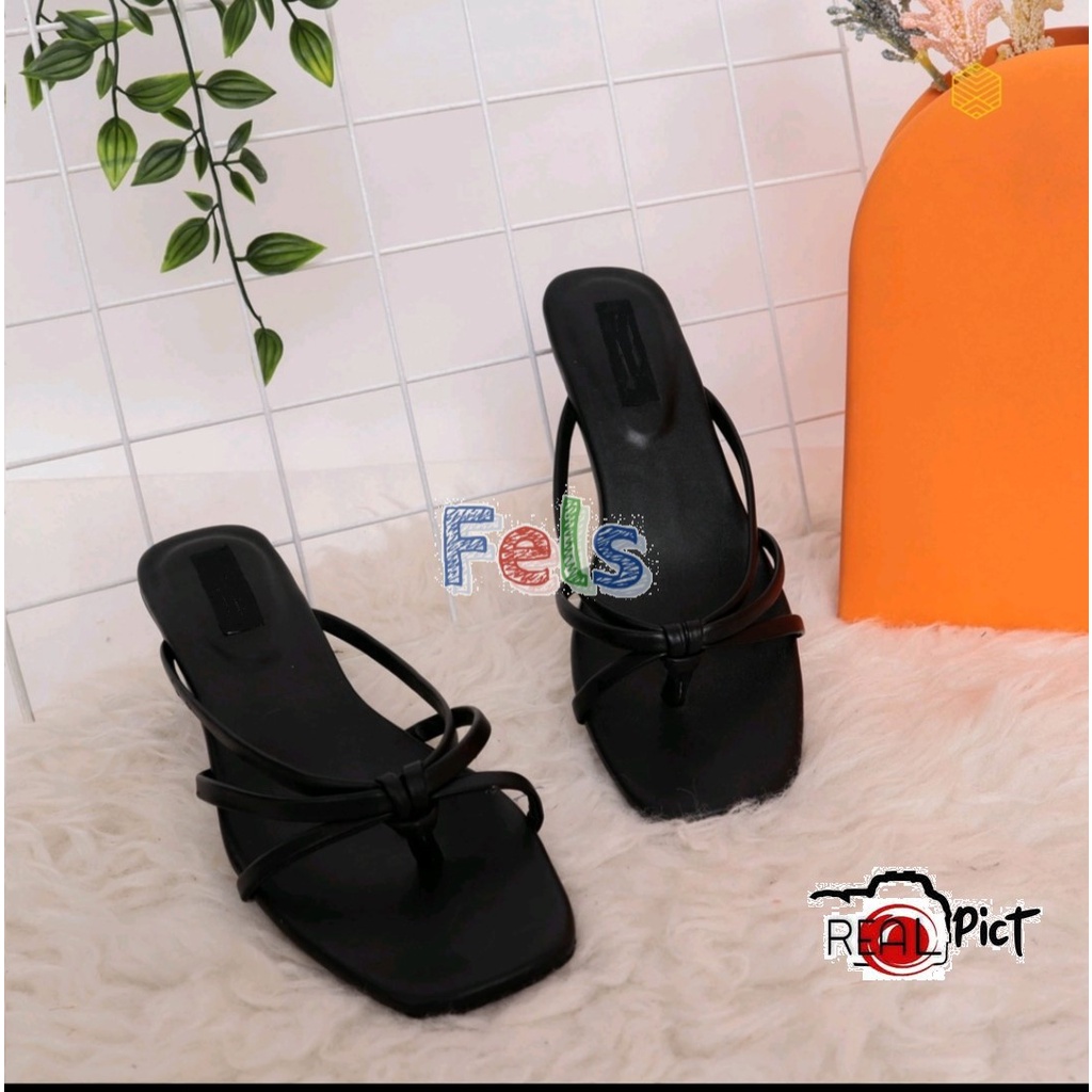 Fel's Meivi Flat_Sandal wanita