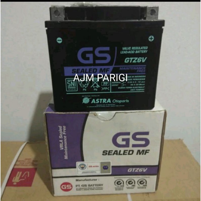 Jual AKI GS ASTRA GTZ6V | Shopee Indonesia