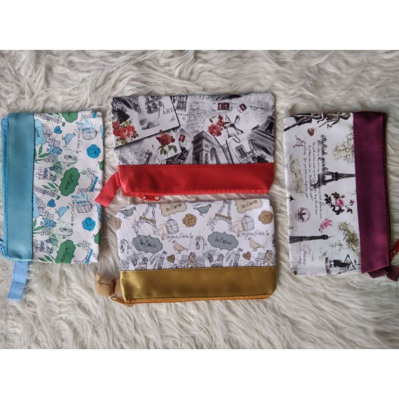 50pcs souvenir dompet Paris besar kemas mika