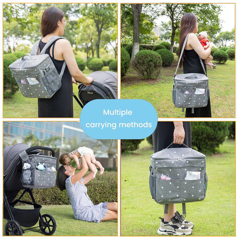 Orzbow Tas Ransel Ibu Botol Susu Bayi Diapers Stroller Bag