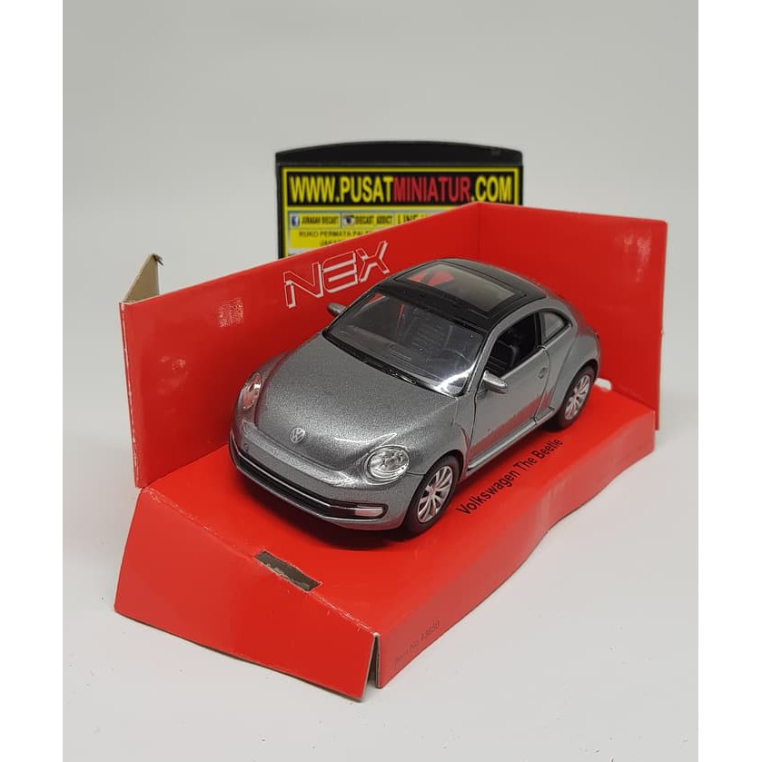 VOLKSWAGEN THE BEETLE (ABU-ABU) - SKALA 36 - WELLY (DIECAST-MINIATUR)