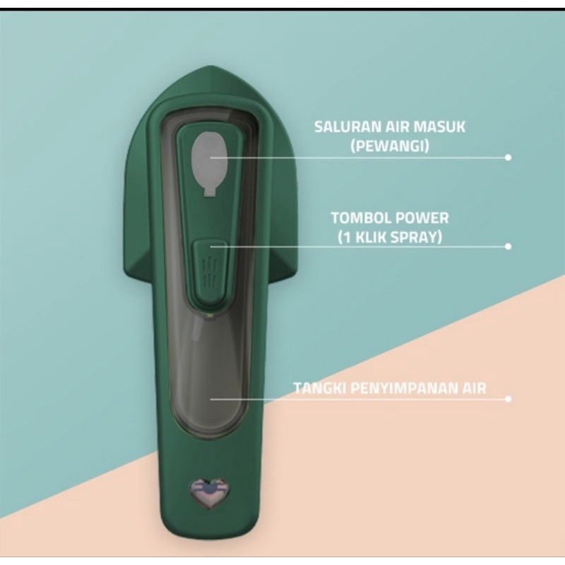 setrika uap mini portable spray semprot uap travel