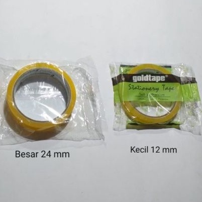 

Isolasi Goldtape 12 mm dan 24 mm harga perbiji promo