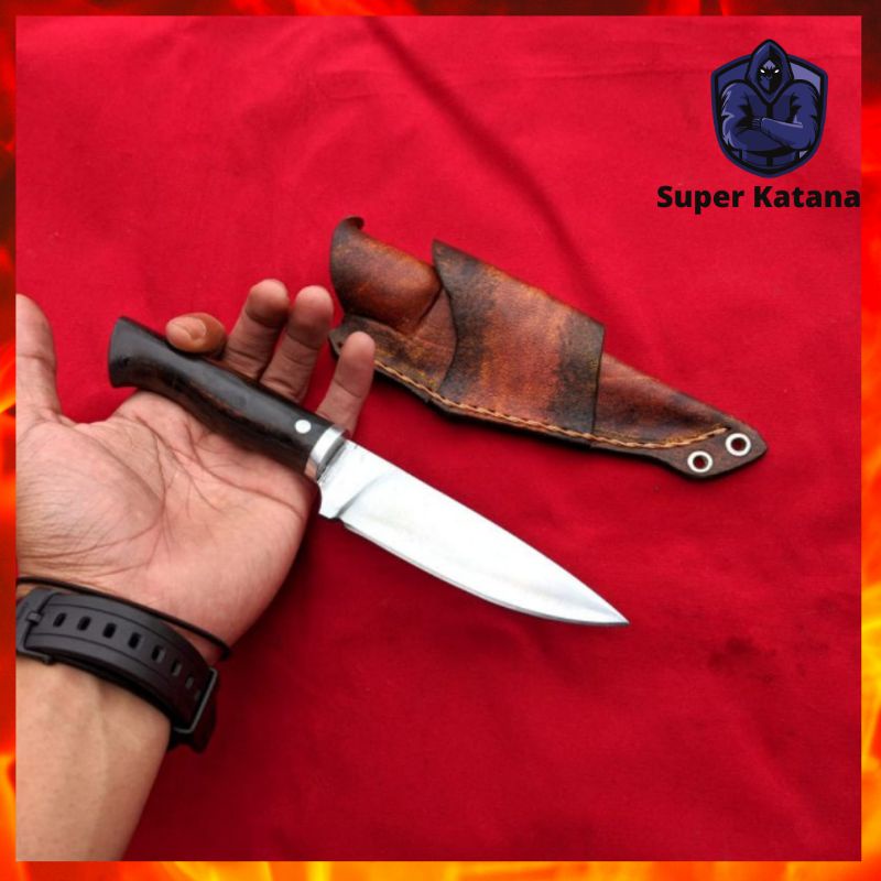 PISAU SESET SKINNER KULIT SAPI BAJA SUP9 SUPER TAJAM