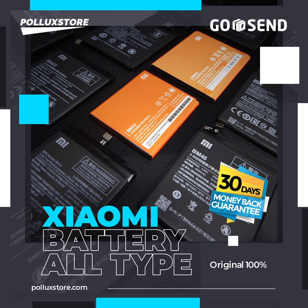 Baterai Battery Batre Xiaomi Redmi 2 Note 2 Redmi 4 4x 4a Mi4i Redmi 3 Note 3 3s Bm45 Bm46 Bm44 Bm47