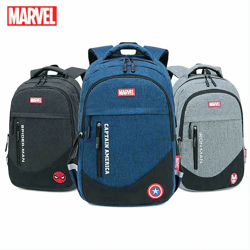 ARISTA MARVEL Tas Ransel sekolah Backpack Disney Marvel Tas Sekolah untuk Anak Laki-laki sd smp sma kuliah kerja