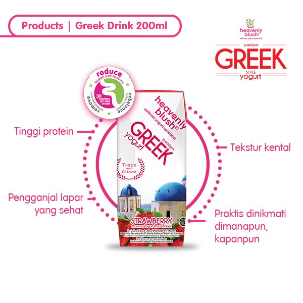 

Ee5041F10 New Heavenly Blush Greek Strawberry Yoghurt 12 X 200 Ml 6Gggdddv