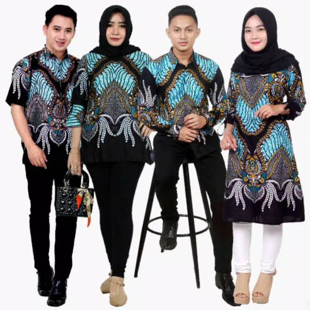 Muara Couple Sania Ruffle Batik Couple Ori Ndoro Jowi Garansi Termurah