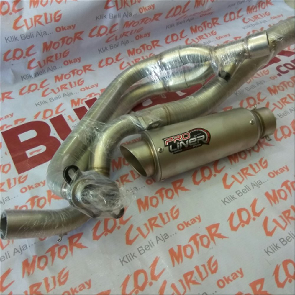 knalpot full system PROLINER Ninja 250fi Diskon bac 8884