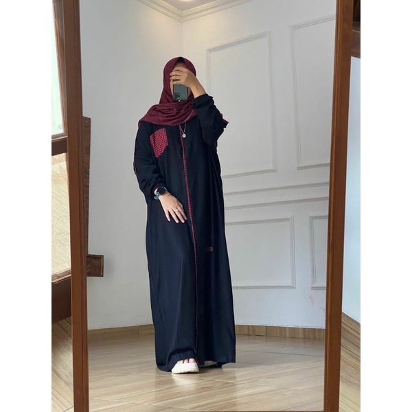 kaftan hitam nadheefa store