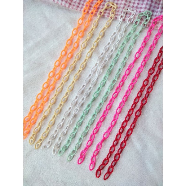 Rantai Plastik Bahan aksesoris/ Rantai plastik Warna