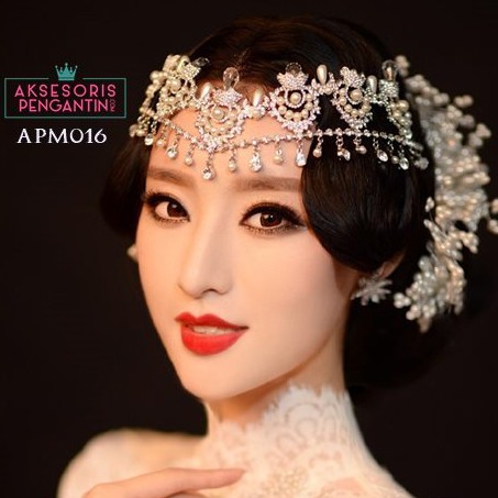 [SIAP KIRIM] AKSESORIS WEDDING HIASAN SANGGUL HEADPIECE PENGANTIN PREMIUM APM016