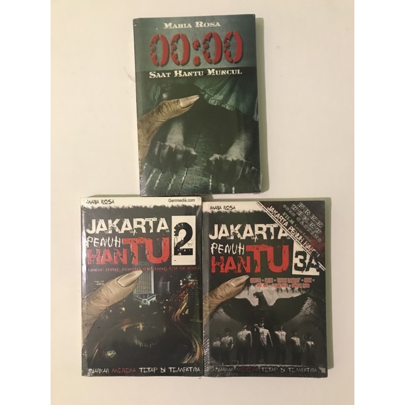 Paket Novel Horor: Jakarta penuh Hantu (Bundling 3 buku) Maria Rosa, Ori