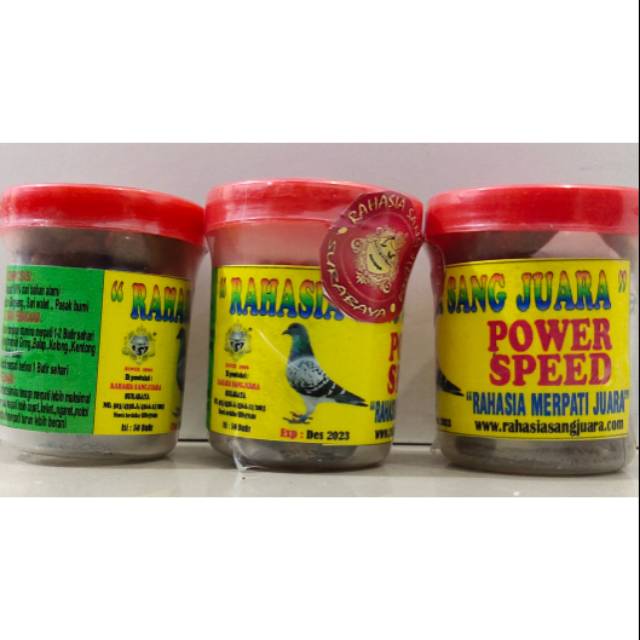 power speed jamu merpati rahasia sang juara