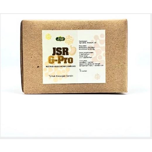 

JSR G-Pro - Nutrisi Kesehatan Lambung / Anti Gerd / Obat Gerd / NUtirisi Lambung