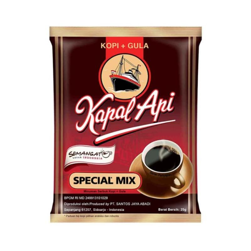 

Kopi Kapal Api sachet 25g Spesial Mix