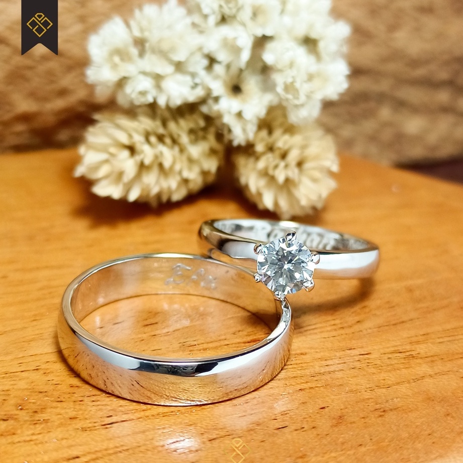 Cincin Kawin Cincin Couple Perak