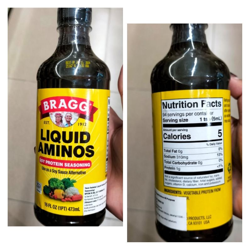 

Bragg Liquid Aminos soy protein seasoning 473ml