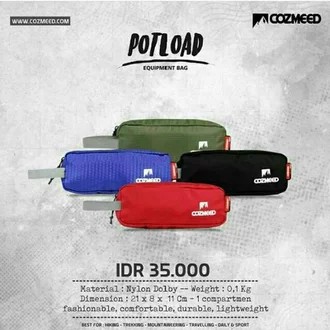 COZMEED Tas Perlengkapan Potload / Tas Toolkit Outdoor / Tas Perlengkapan Gunung
