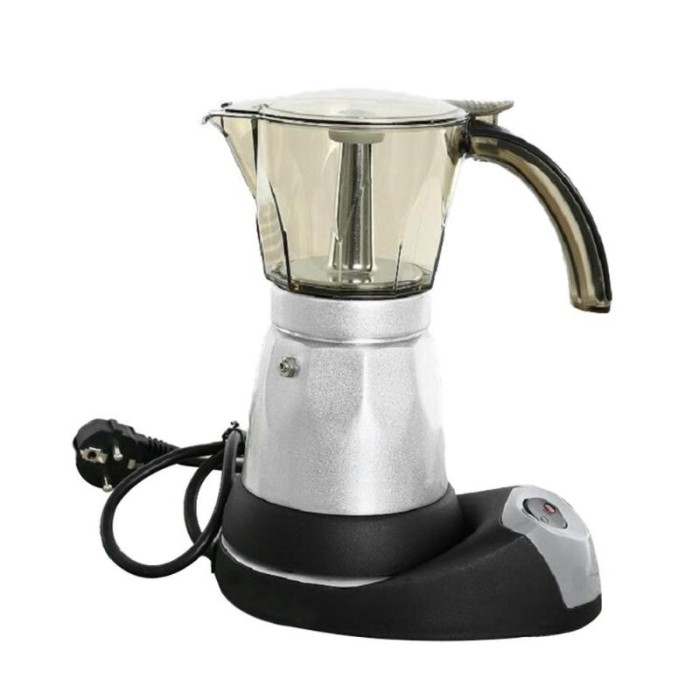 Espresso Coffee Maker Moka Pot Teko Stovetop Filter 480W 150ml