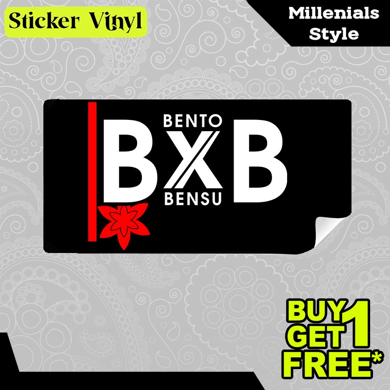 

Stiker Sticker BXB 2 Bento X Bensu Betrand Peto Putra Onsu Artis Terkenal Indonesia Aesthetic Bahan Vinyl Satuan Anti Air