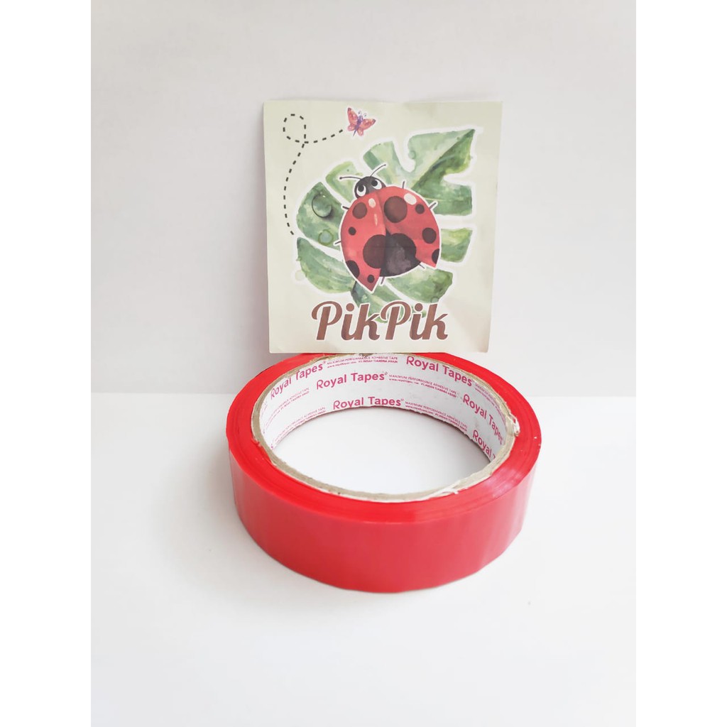 

Isolasi lakban 1 inch (24 mm) x 50 yard merk Royal Tapes