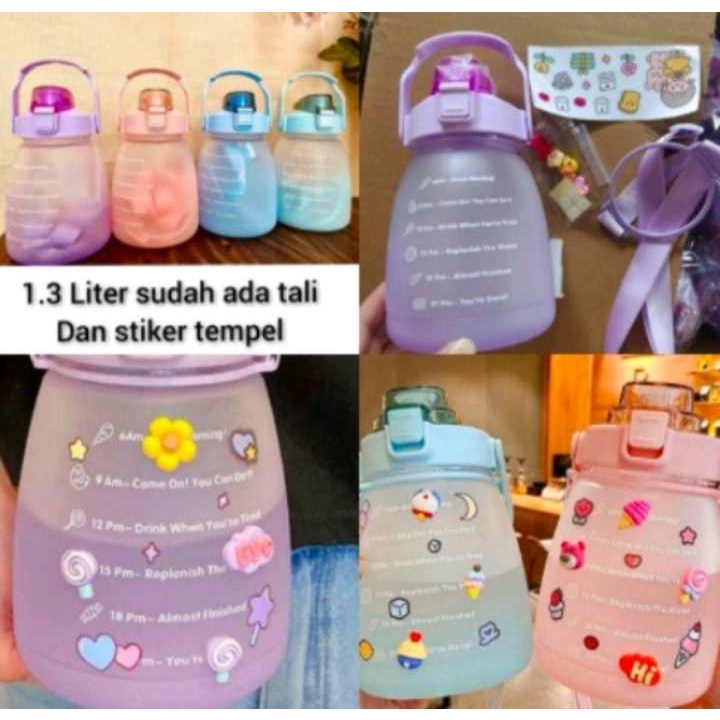 (RS)BOTOL GEMOY VIRAL TRITAN 1.3L 1,3L 1300ML 1300 ML 1.3 L 1,3 L KECIL GEMOI LUCU IMUT