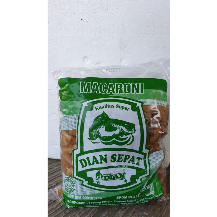 [Pack / 500 gram] TERMURAH Makaroni Merk Dian Sepat 500gr