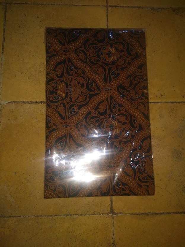Kain Batik Solo (genes/semi Tulis) Motif Sogan Sidoluhur Mutiara