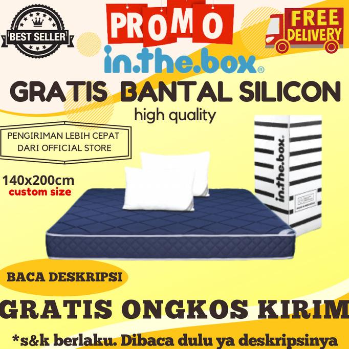 Promo Matras Kasur Inthebox / In The Box Hybrid Memory Foam 140X200