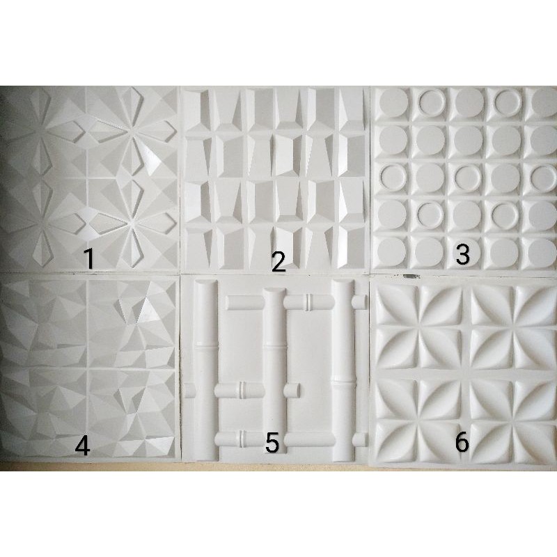 pvc panel / wall panel 50 x 50 cm