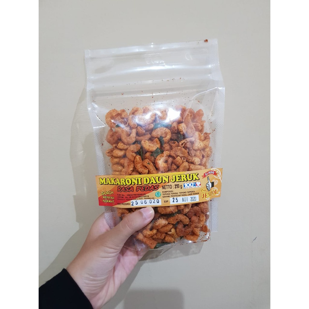  KEMASAN  130GR Makaroni  Macaroni  Daun Jeruk Makaroni  